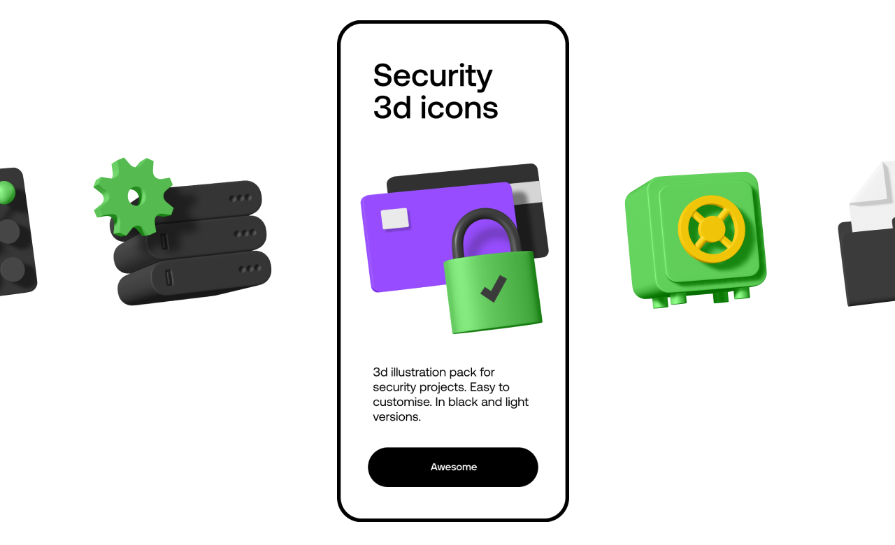 Security 3d icon